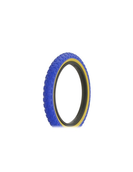 Tire 16 x 2.125 Blue/Gum Side Wall HF-143G.
